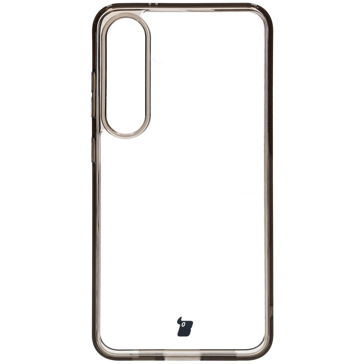 Husa Bizon Case Halo pentru Samsung Galaxy S25 Plus, fumuriu-negru