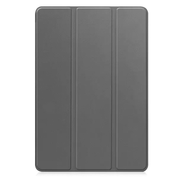 Husa pentru Samsung Galaxy Tab S10 Lite, din piele PU cu spate din plastic dur si interior din microfibra, suport stand si slot pentru S Pen, gri