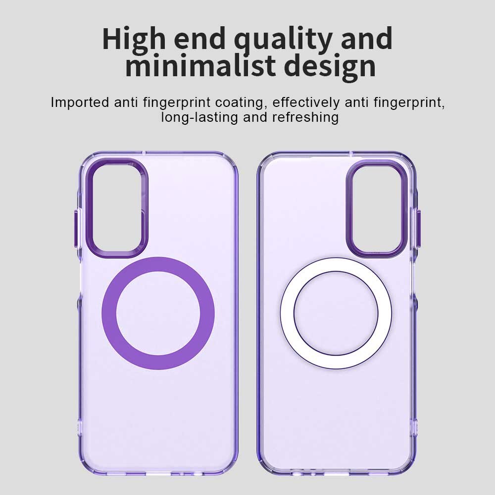 Husa pentru Samsung Galaxy A35 5G, Accesorio Candy Case MagSafe, Purple