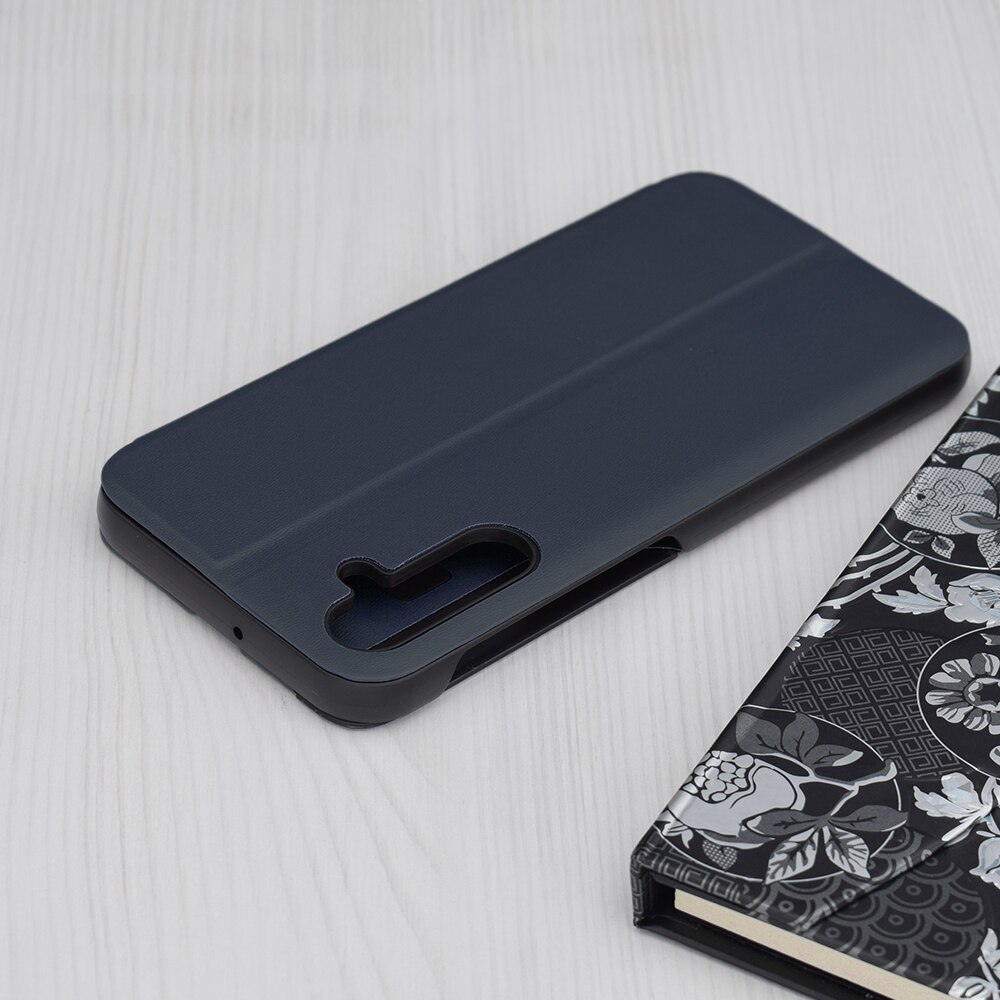 Husa tip carte pentru Samsung Galaxy A25 5G, Accesorio eFold Book View, Dark Blue