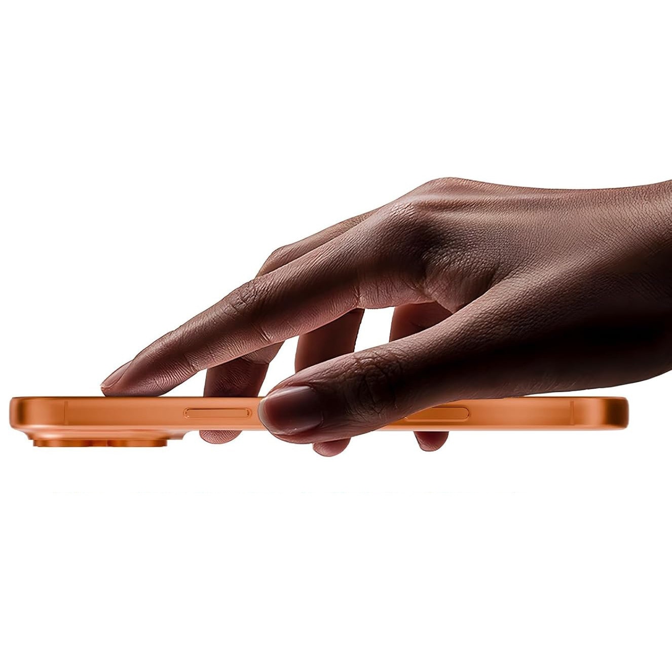 Husa pentru iPhone 17 Pro, Magnetic Dual Glass, pentru MagSafe, portocalie