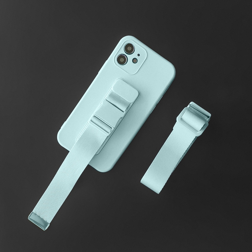 Husa telefon Hurtel Rope Case, cu banda reglabila, verde inchis, compatibil cu iPhone 11 Pro Max
