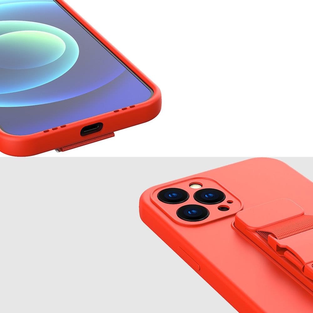 Husa telefon Hurtel Rope Case, cu banda reglabila, verde inchis, compatibil cu iPhone 11 Pro Max