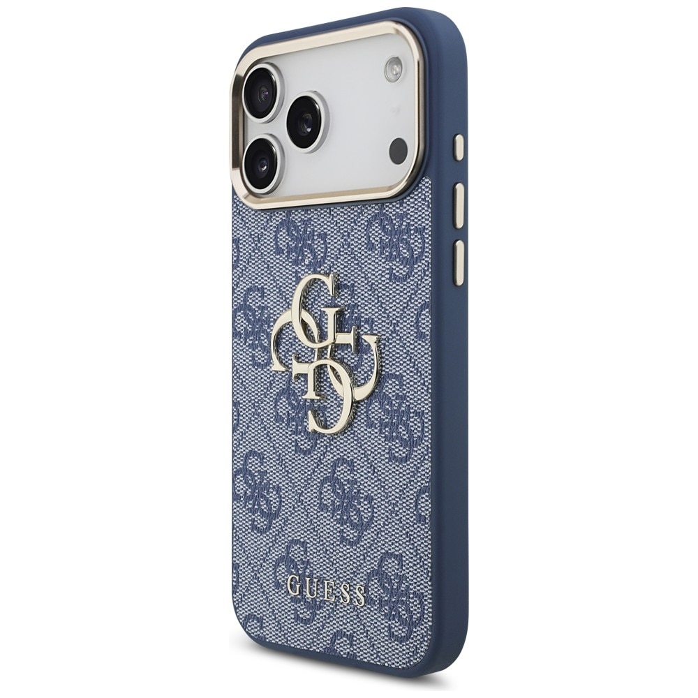 Husa Guess 4G Big 4G Classic Logo compatibila cu iPhone 18 Pro Max / 17 Pro Max, Albastru