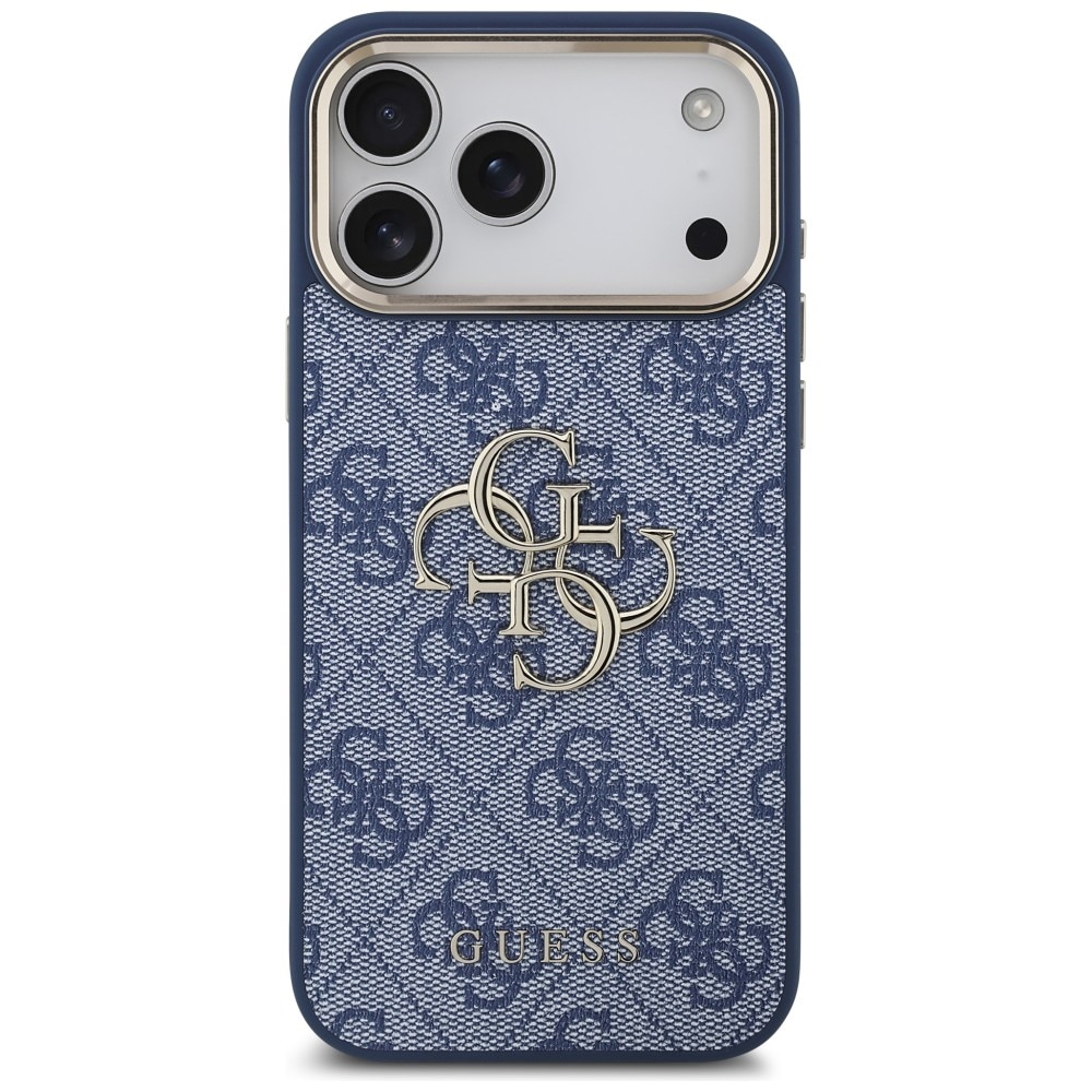 Husa Guess 4G Big 4G Classic Logo compatibila cu iPhone 18 Pro Max / 17 Pro Max, Albastru