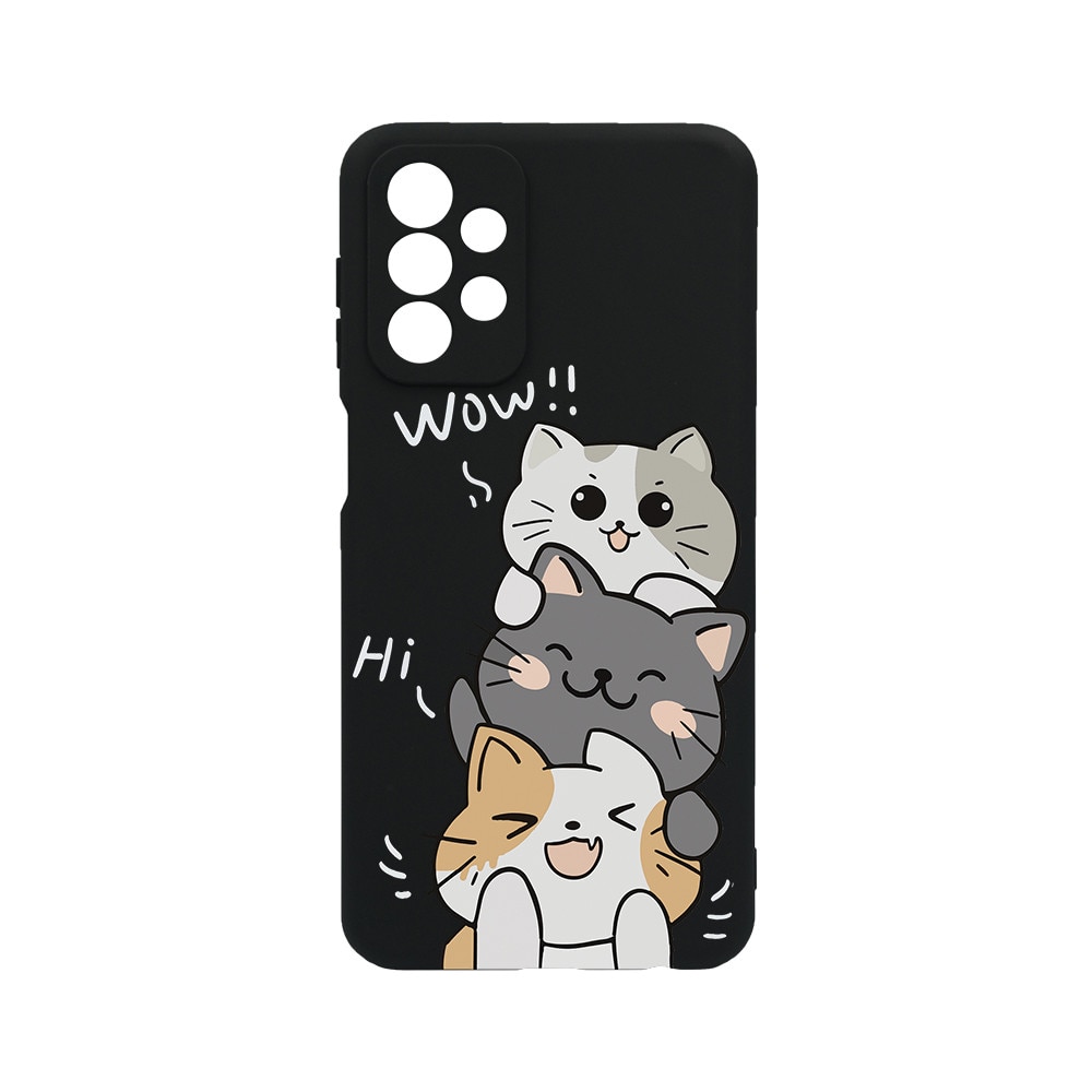 BestCase® Husa Slim Silicon pentru Samsung Galaxy A33 5G, Cat Wow, 1396492 B 1855