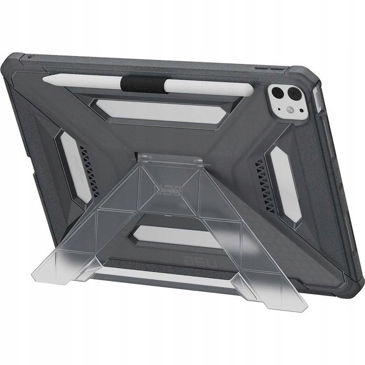 Husa tableta Urban Armor Gear Scout Plus cu suport pentru Apple iPad Pro 11" (2024/2025), TPU, coloana Ash, dimensiuni 24,68x17,44cm