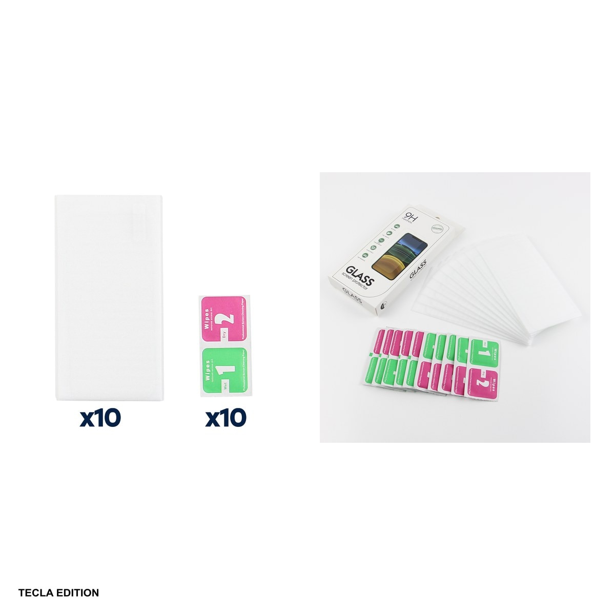 Set 10 folii sticla temperata 2,5D pentru Apple iPhone 12 / iPhone 12 Pro