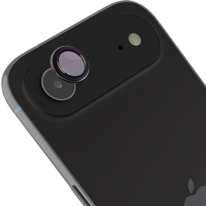 Folie Sticla camera foto, Bizon Glass Snap Lens pentru iPhone 17 Air, Negru