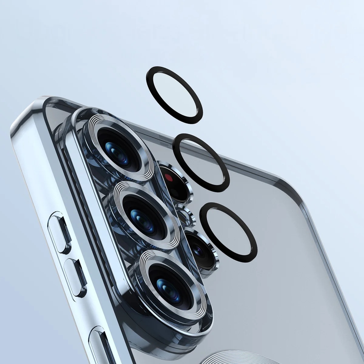 Husa cu sclipici pentru Magsafe Bizon Case GuardO pentru Galaxy S26 Ultra, Albastru