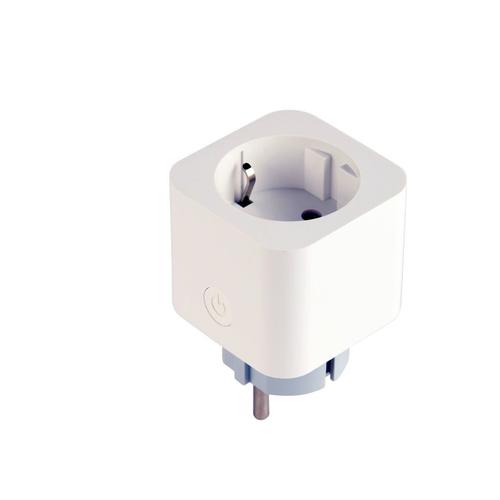 Priza inteligenta Gembird TSL-PS-S1M-01-W, Contor de consum, Aplicatia Tuya, Control Vocal Alexa si Google Assistant (Alb)