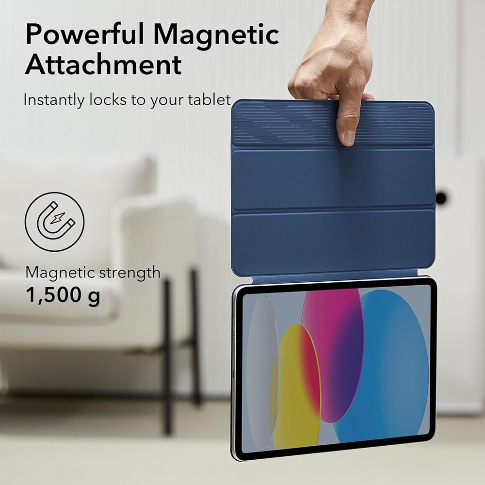 Husa pentru iPad 10 2022 10.9, Rebound Magnetic, Z356, Navy Blue