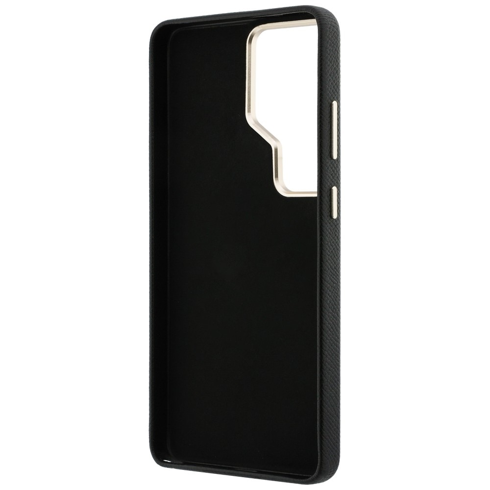 Husa Guess Grained Big 4G Metal Logo compatibila cu Samsung Galaxy S26 Ultra, Negru