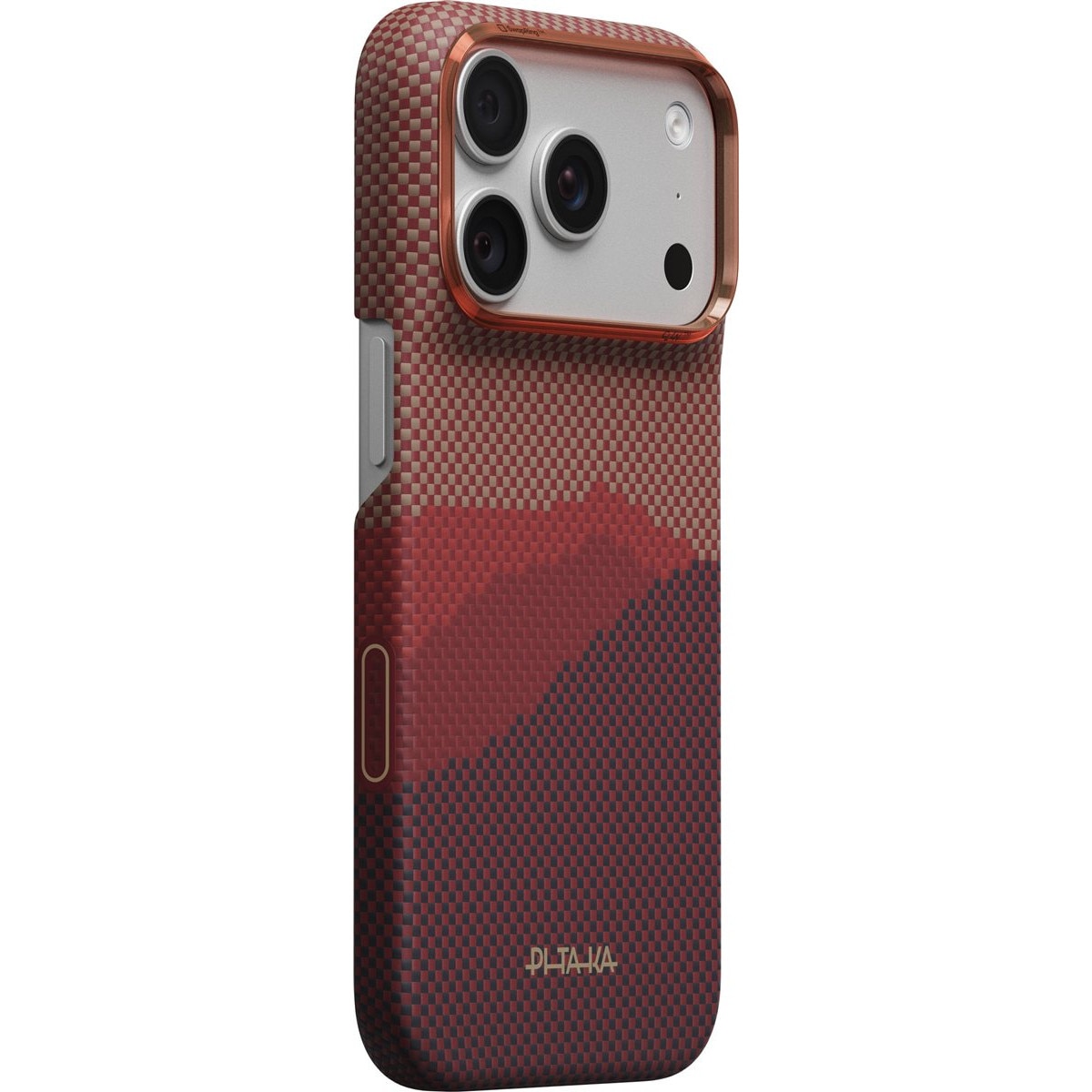 Husa Pitaka PitaTap™ Ultra Slim Aramida Magsafe compatibila cu iPhone 18 Pro Autumn Dusk