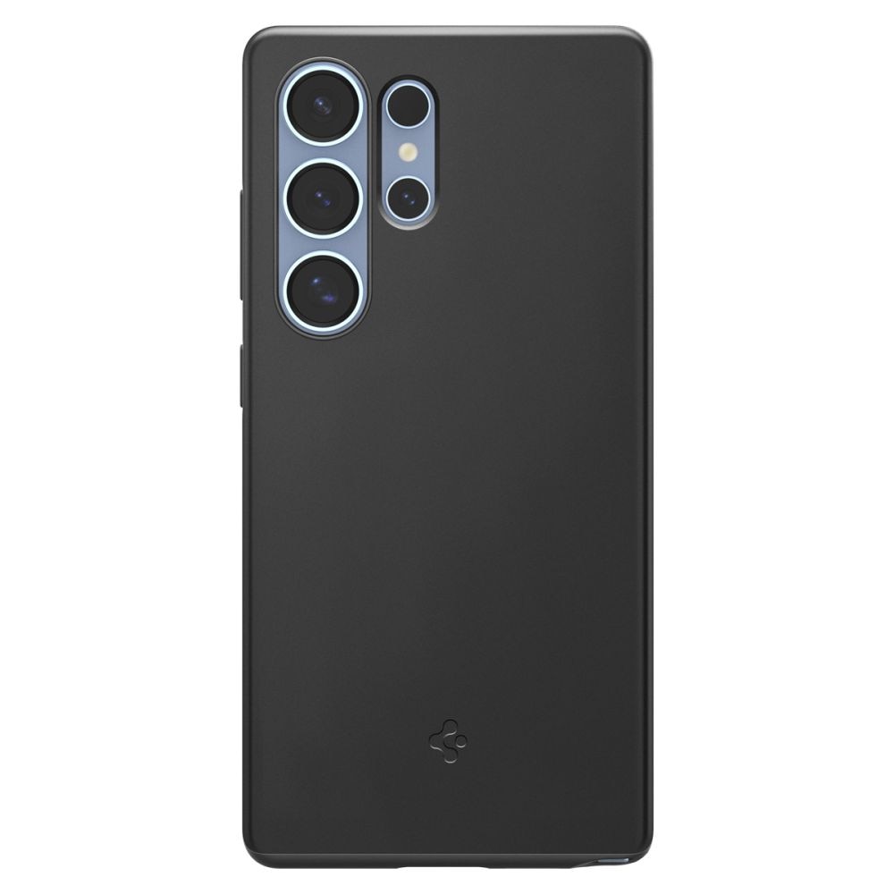 Etui Spigen pentru Samsung Galaxy S25 Ultra, Thin Fit Mag, negru, set cu sticla securizata 9H