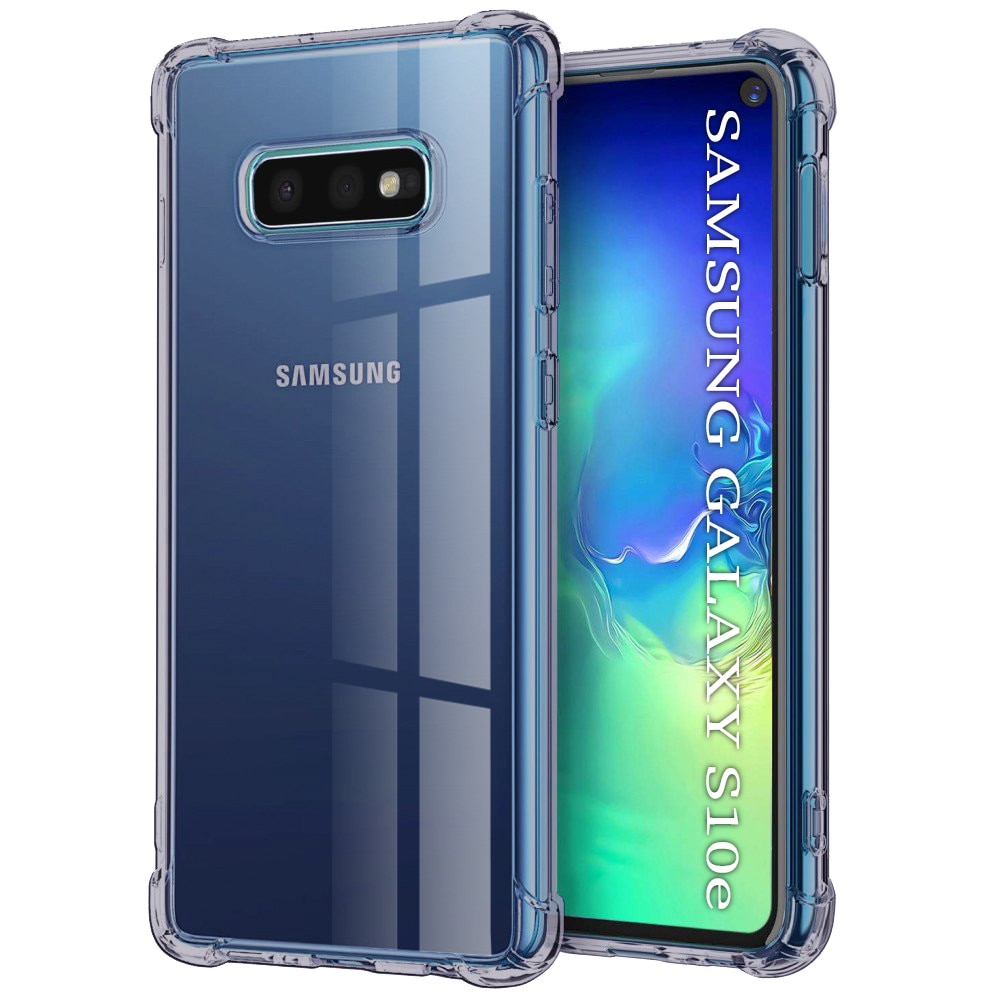 Husa pentru Samsung Galaxy S10e - Techsuit Shockproof Clear Silicone - Smoke Black