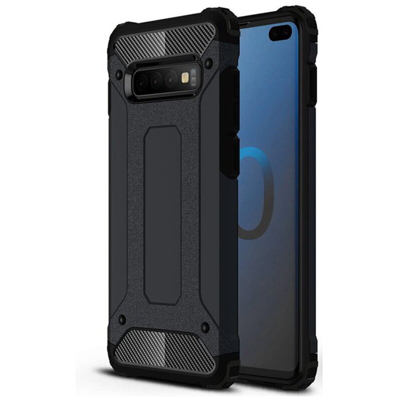 Husa pentru Samsung Galaxy S10 - Techsuit Hybrid Armor - Black
