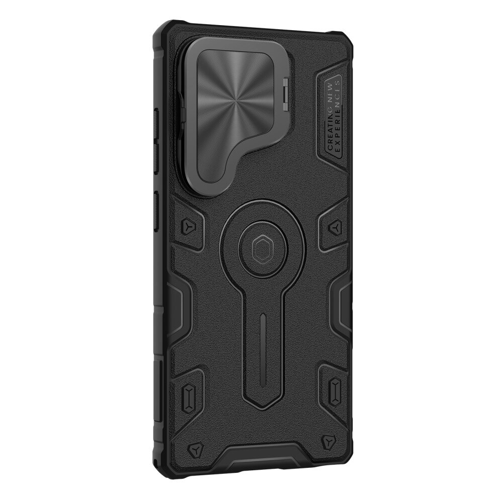 Husa pentru Samsung Galaxy S25 Ultra, blindata Nillkin, CamShield Armor Prop, pentru MagSafe, neagra