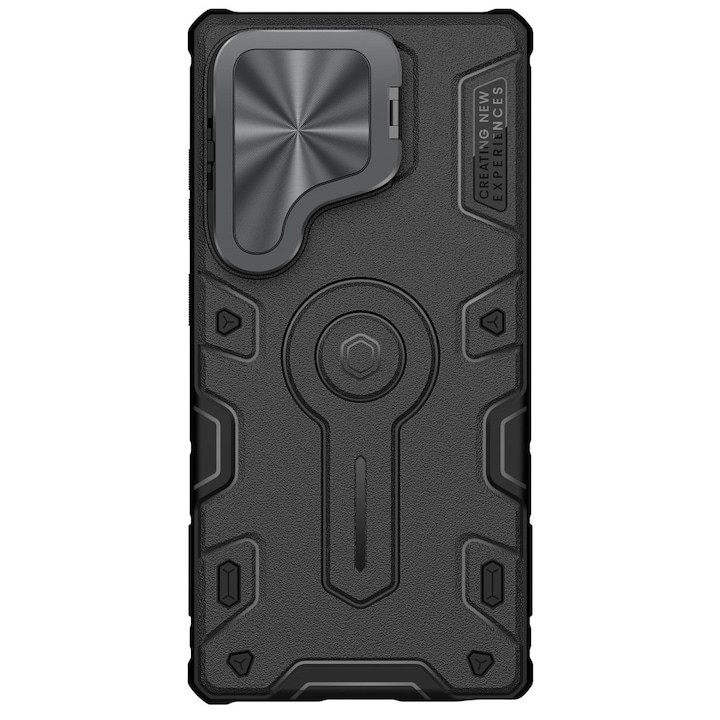 Husa pentru Samsung Galaxy S25 Ultra, blindata Nillkin, CamShield Armor Prop, pentru MagSafe, neagra