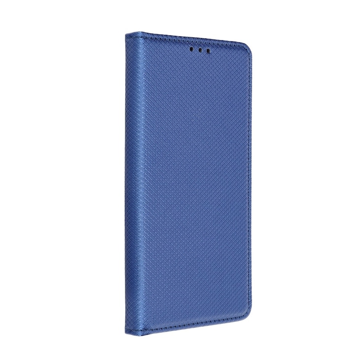 Husa tip carte, MANGUSTA, compatibila cu Honor X7b, model Smart Case Book, material textil, inchidere magnetica, albastru