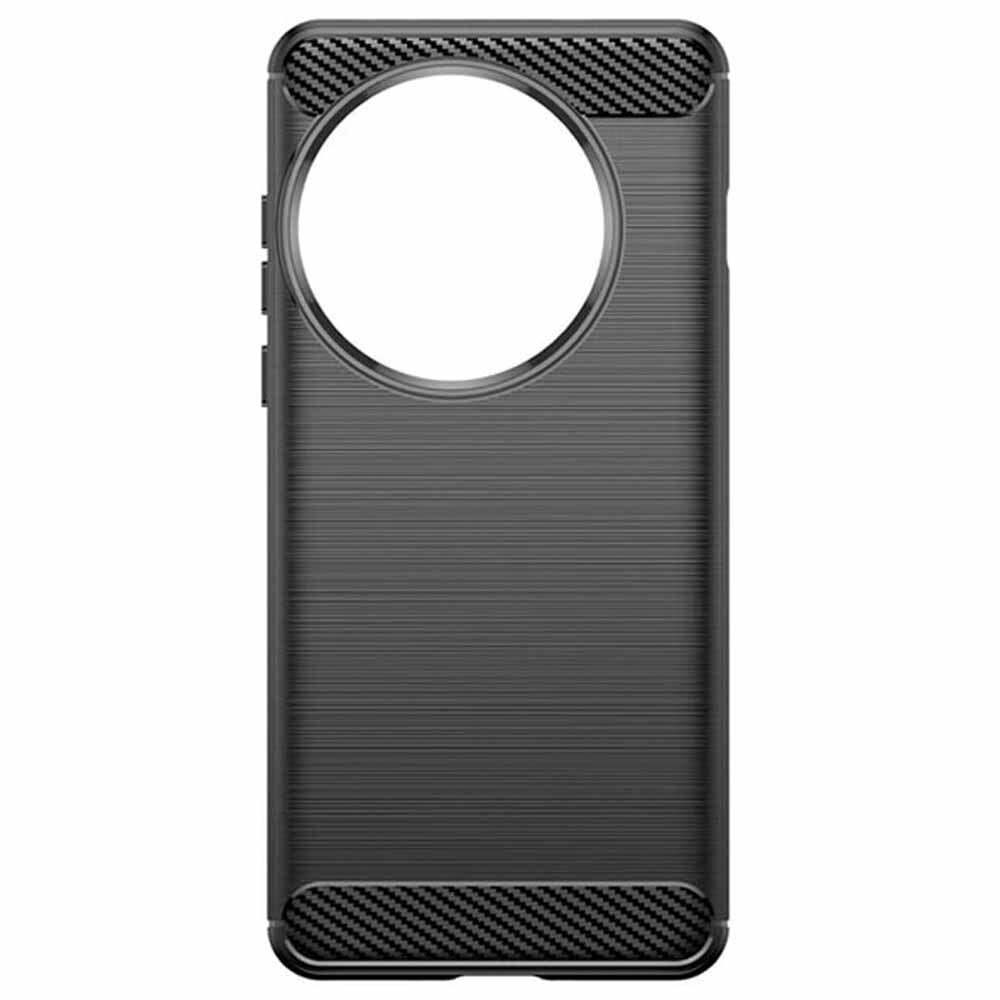 Husa SILKASE silicon carbon pentru OnePlus 13, culoare negru