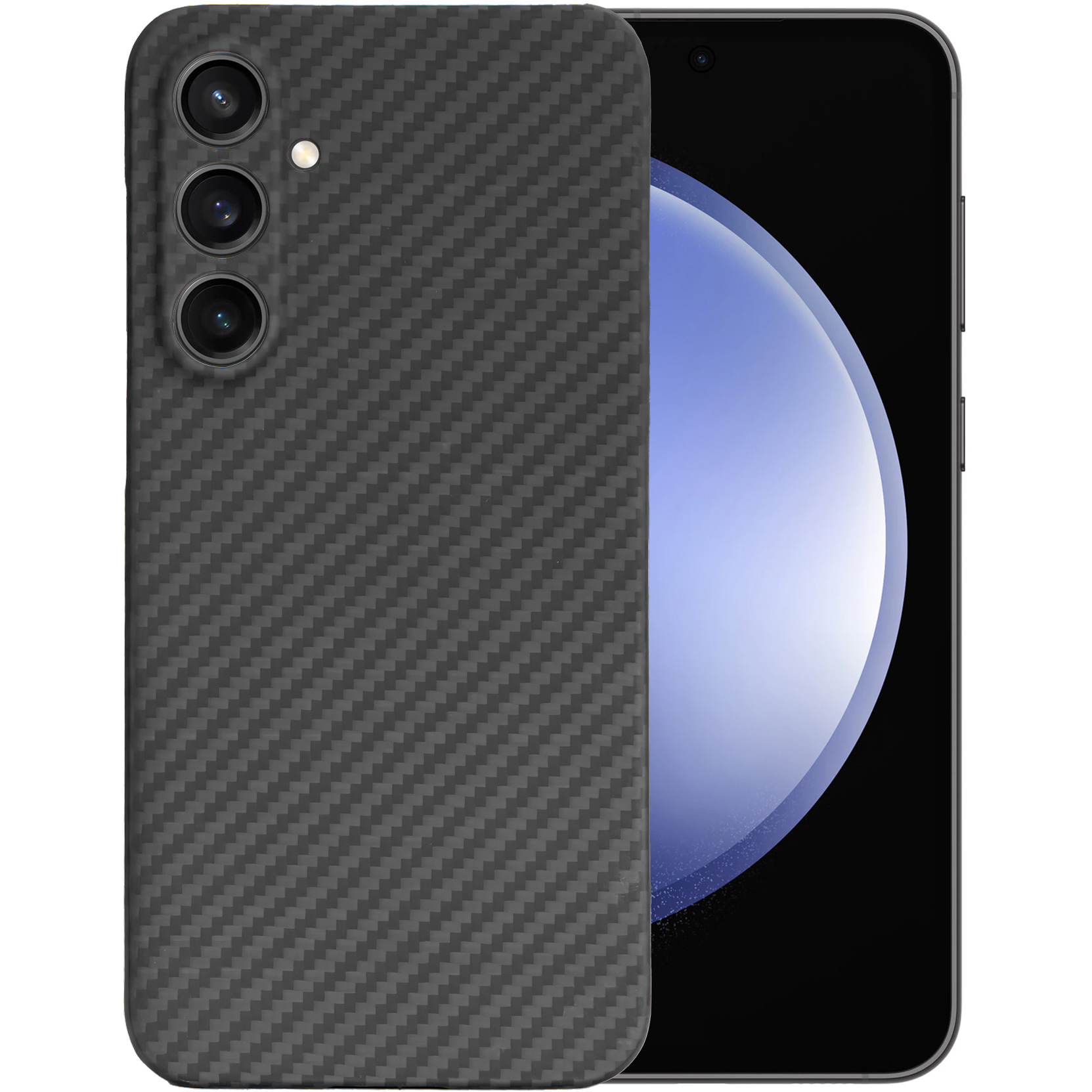 Husa de protectie Premium MProtect® Kevlar pentru Samsung Galaxy S23 FE, Fibra de Aramida, Incarcare wireless, MagSafe, Antisoc, Protectie camera, Ultra Safe, Carbon