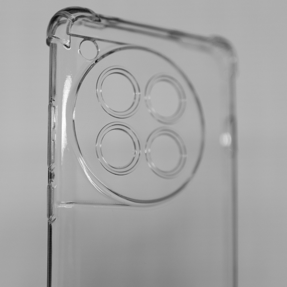 Husa Antishock SILKASE pentru OnePlus 12, protectie camera, silicon transparent