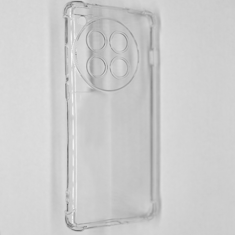 Husa Antishock SILKASE pentru OnePlus 12, protectie camera, silicon transparent