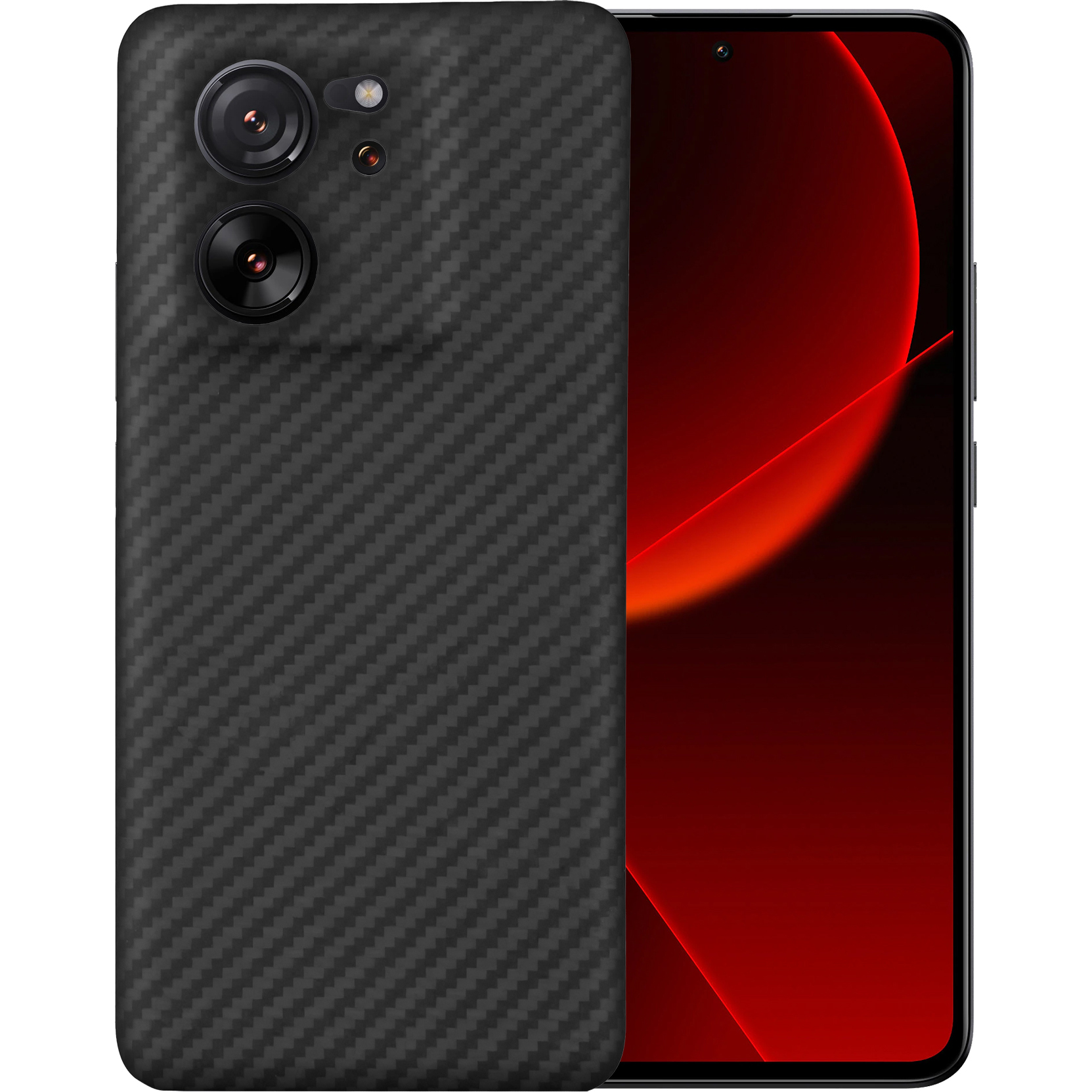 Husa de protectie Premium MProtect® Kevlar pentru Xiaomi 13T/ 13T Pro, Fibra de Aramida, Antisoc, Protectie camera, Ultra Safe, Carbon