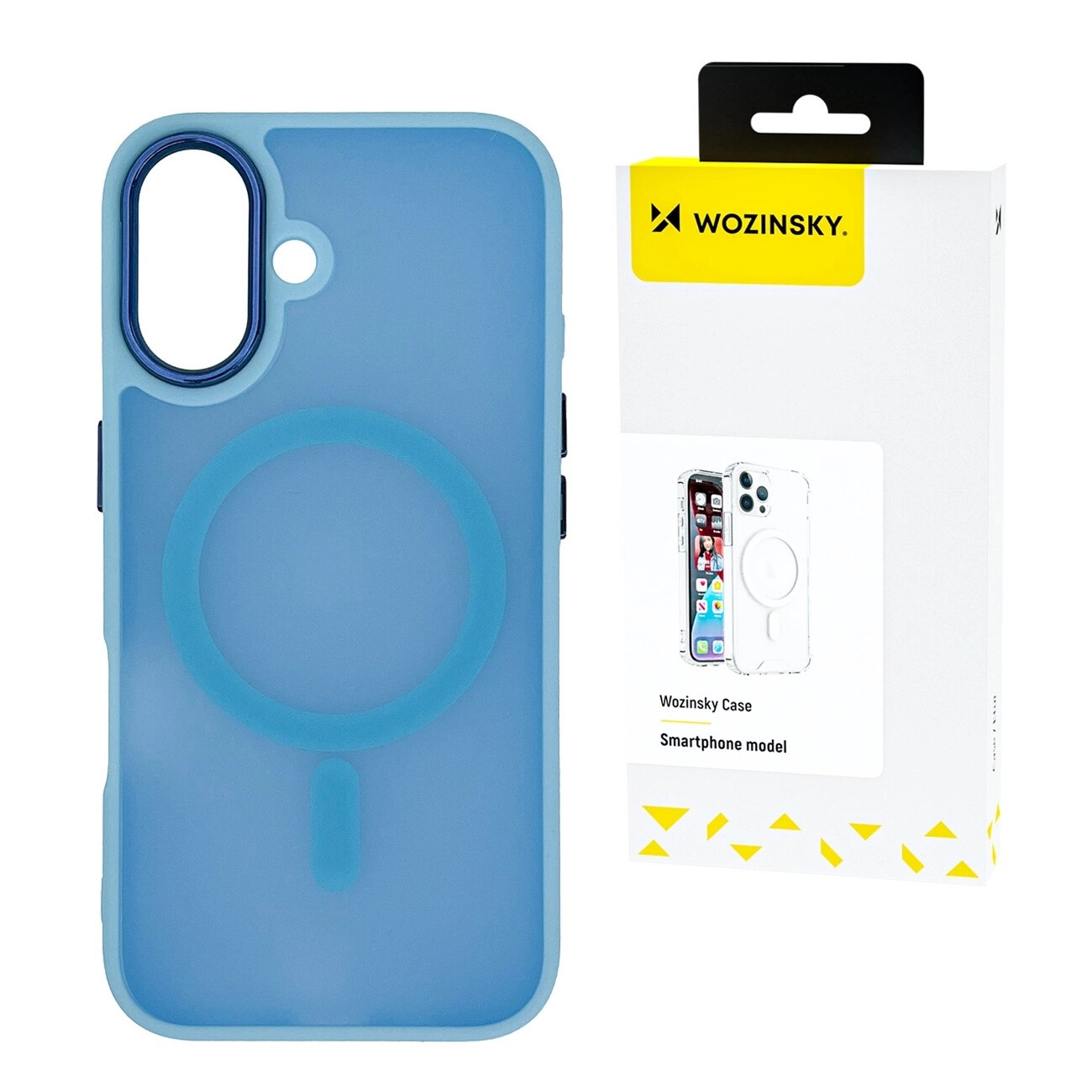 Carcasa Wozinsky Fashion Case MagSafe compatibila cu Samsung Galaxy S24 FE Blue