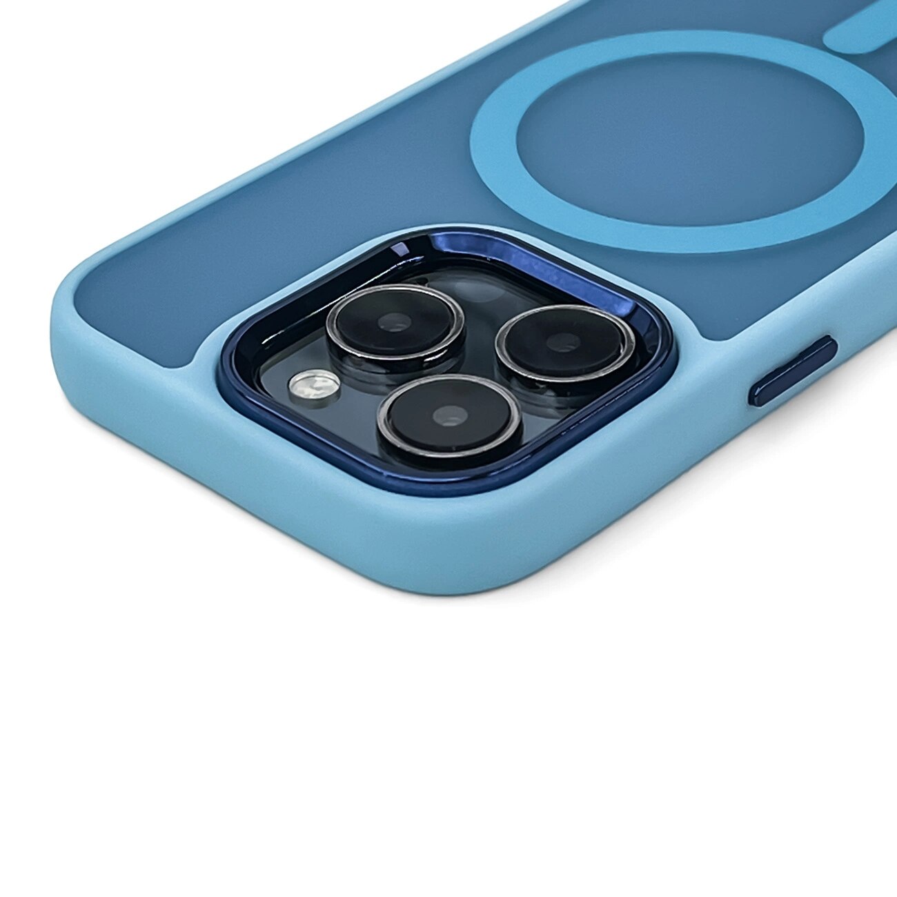 Carcasa Wozinsky Fashion Case MagSafe compatibila cu Samsung Galaxy S24 FE Blue