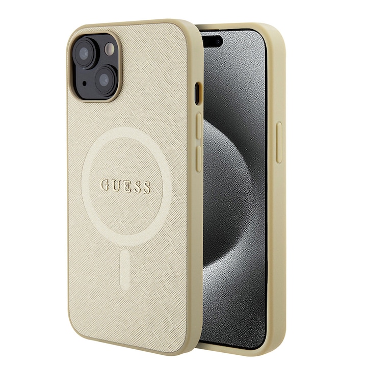 Husa Protectie pentru iPhone 15 Plus, AIR Protect, H43, Termoplastic, Auriu