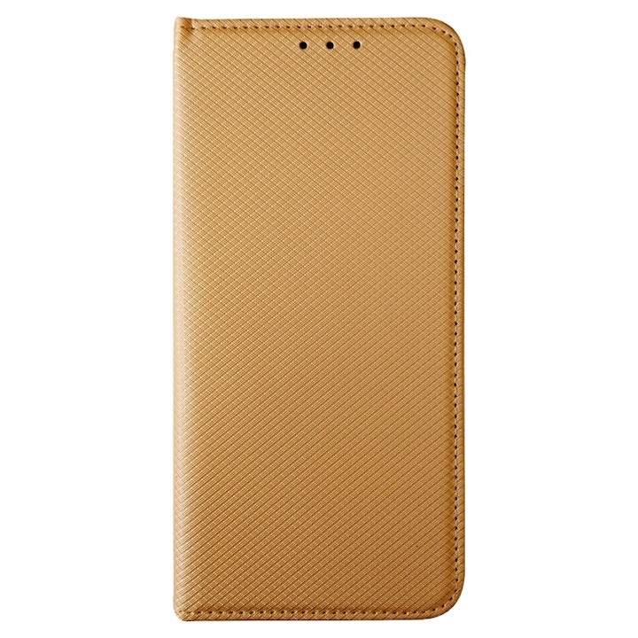 Husă de protecție PartnerTele Book, Smart, pentru Realme 14x, Auriu/Gri