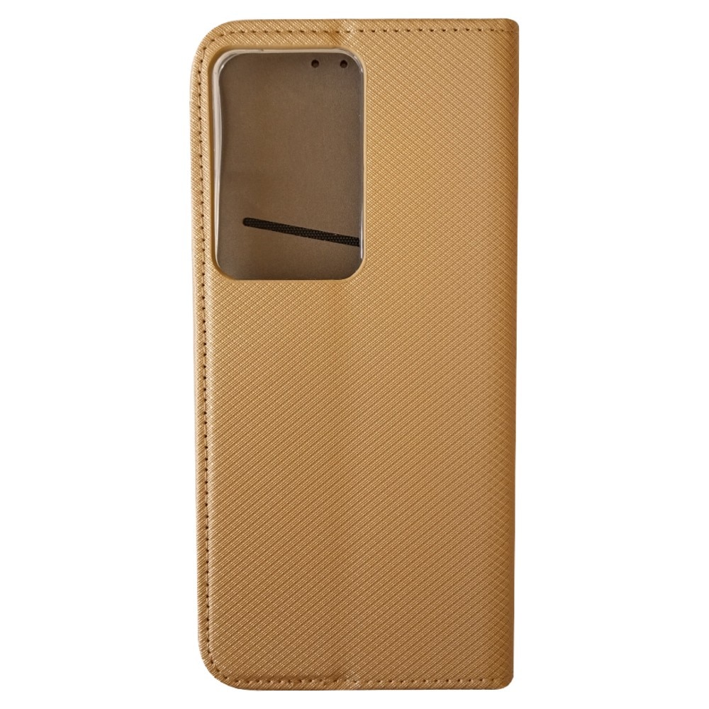 Husă de protecție PartnerTele Book, Smart, pentru Realme 14x, Auriu/Gri