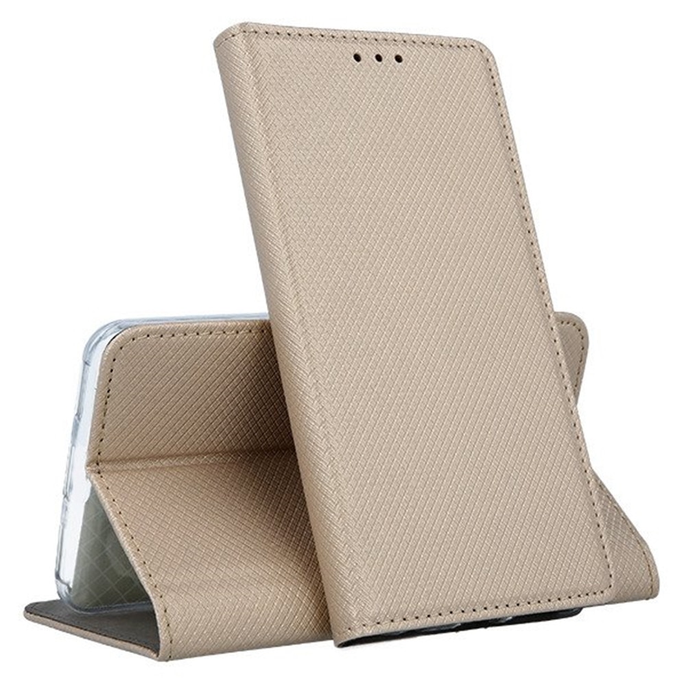 Husă de protecție PartnerTele Book, Smart, pentru Realme 14x, Auriu/Gri
