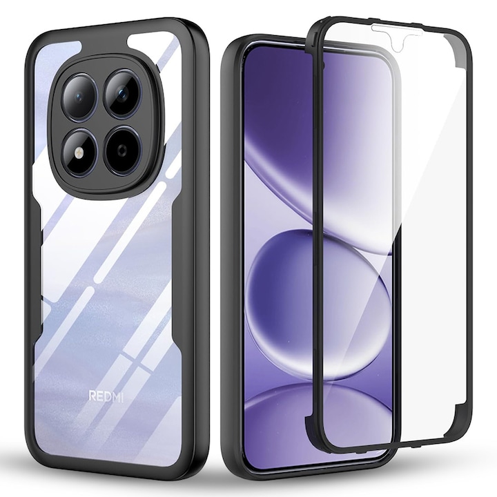 Carcasa de protectie pentru Xiaomi Redmi Note 15 Pro 5G, negru