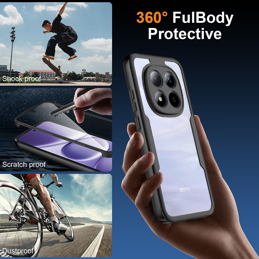 Carcasa de protectie pentru Xiaomi Redmi Note 15 Pro 5G, negru