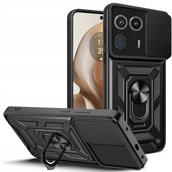 Carcasa de protectie pentru Motorola Edge 50 Ultra, negru