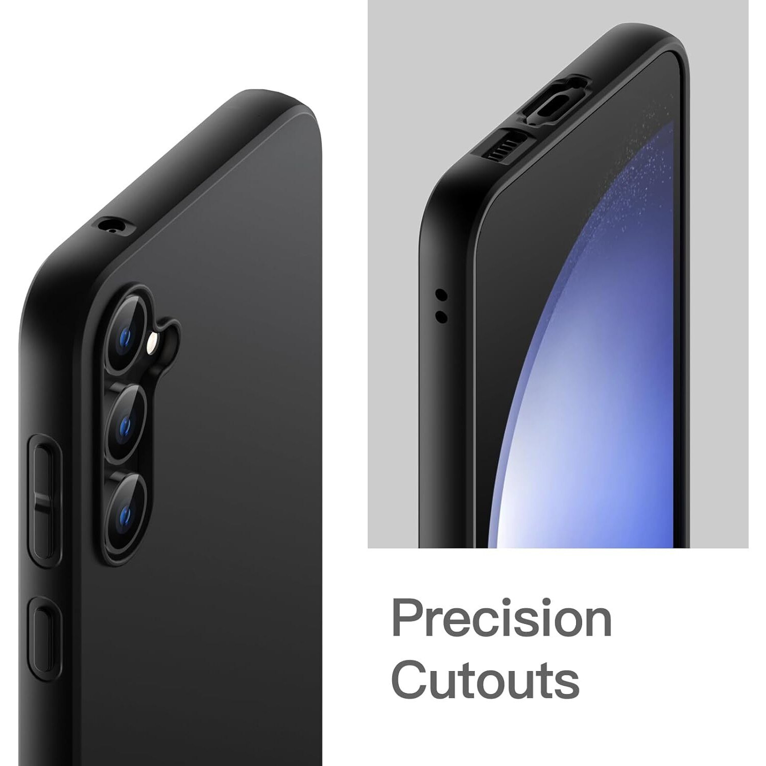 Husa de Protectie Matte TPU, pentru Samsung Galaxy S23 FE 5G, Protectie Camera, Antisoc, Antizgarier