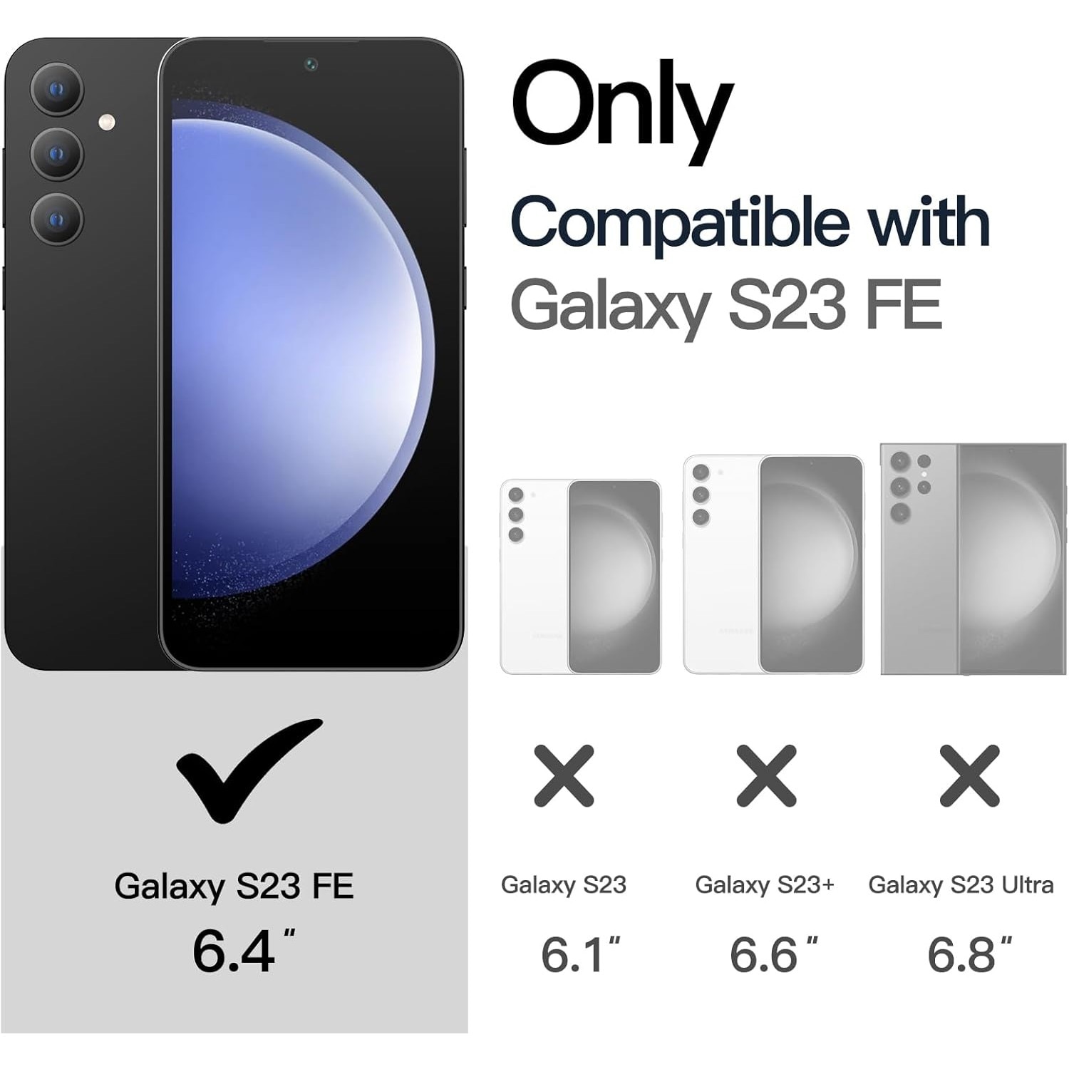 Husa de Protectie Matte TPU, pentru Samsung Galaxy S23 FE 5G, Protectie Camera, Antisoc, Antizgarier