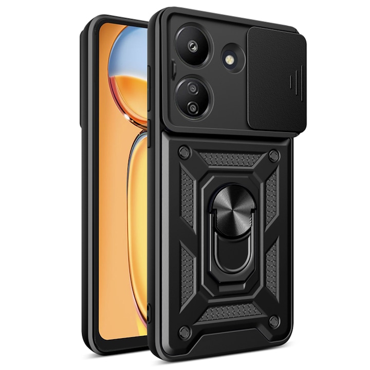 Carcasa de protectie pentru Xiaomi Redmi 13C 4G / Xiaomi Poco C65, negru