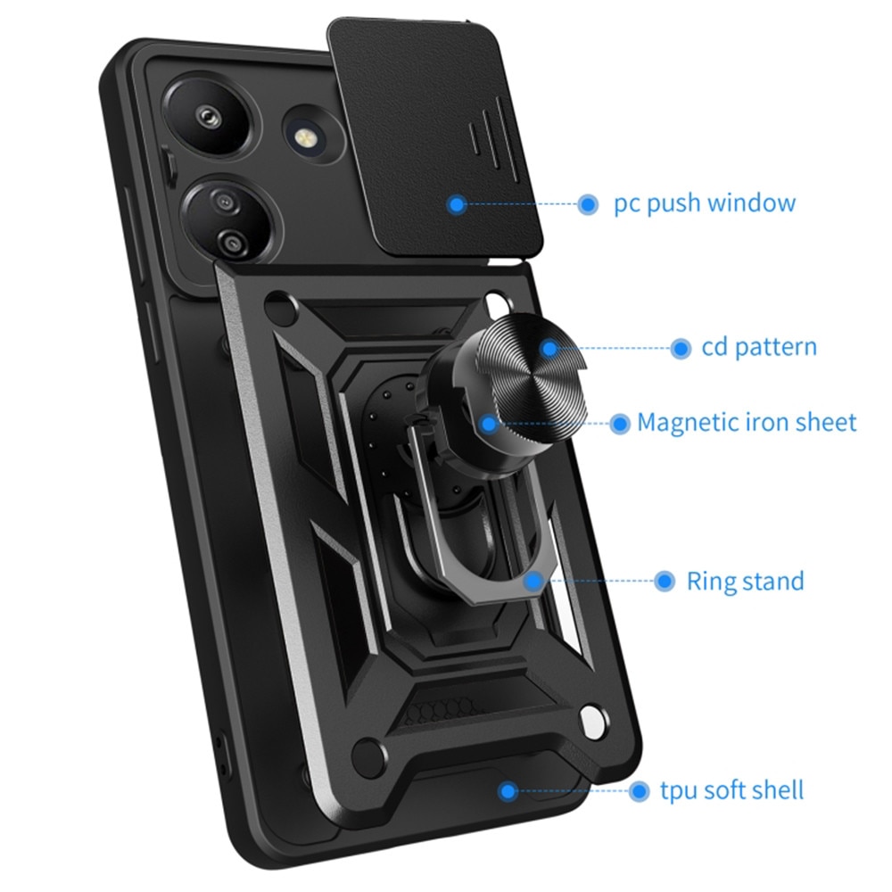 Carcasa de protectie pentru Xiaomi Redmi 13C 4G / Xiaomi Poco C65, negru