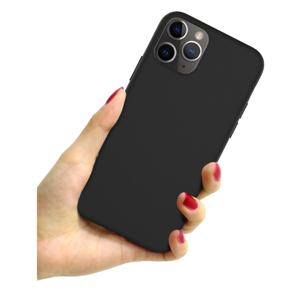 Husa protectie compatibila cu Apple iPhone 13 Pro Matte Tpu Negru Mat