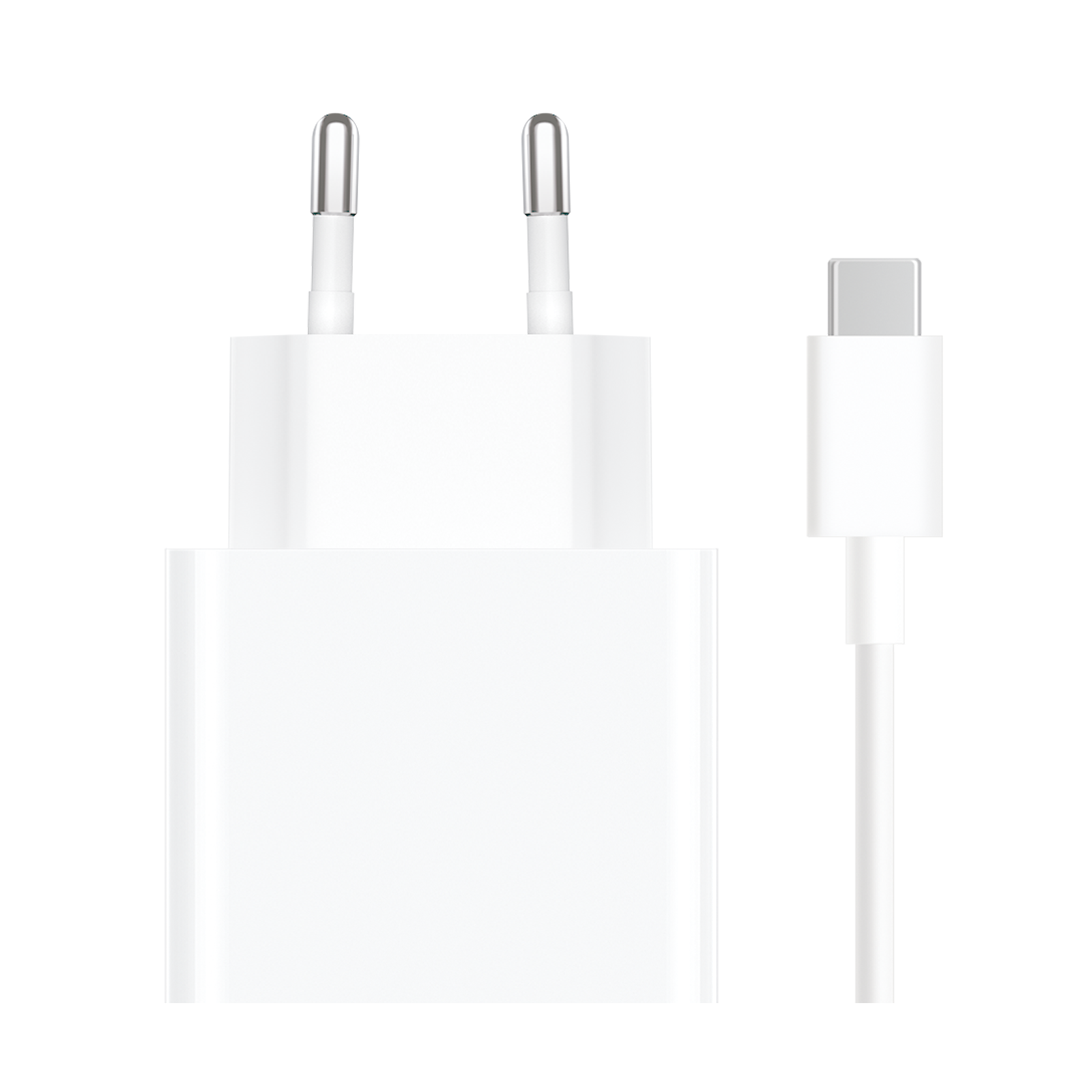 Incarcator retea original Xiaomi, 33W, Cablu USB-C, Incarcare rapida, White
