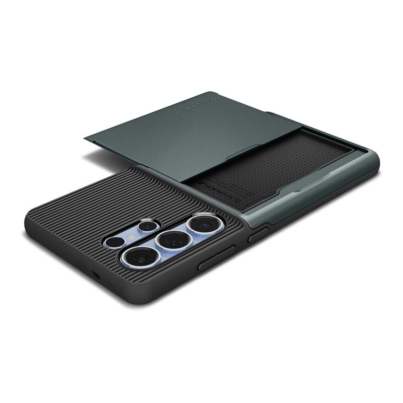 Carcasa Spigen Slim Armor CS compatibila cu Samsung Galaxy S25 Ultra Green