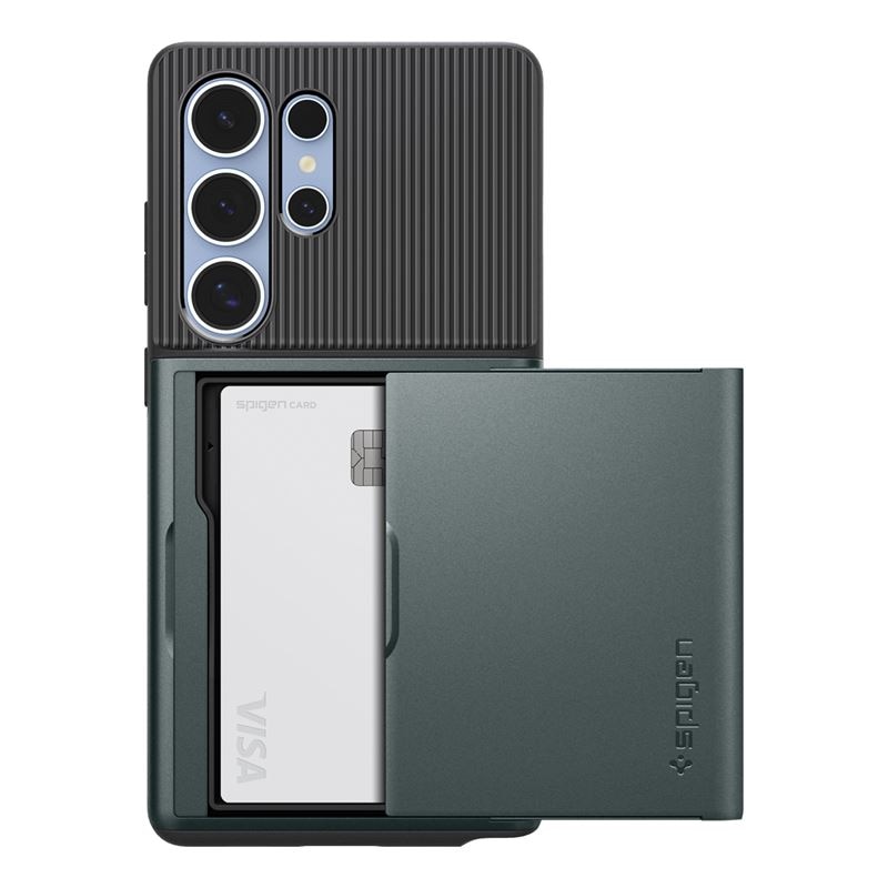 Carcasa Spigen Slim Armor CS compatibila cu Samsung Galaxy S25 Ultra Green