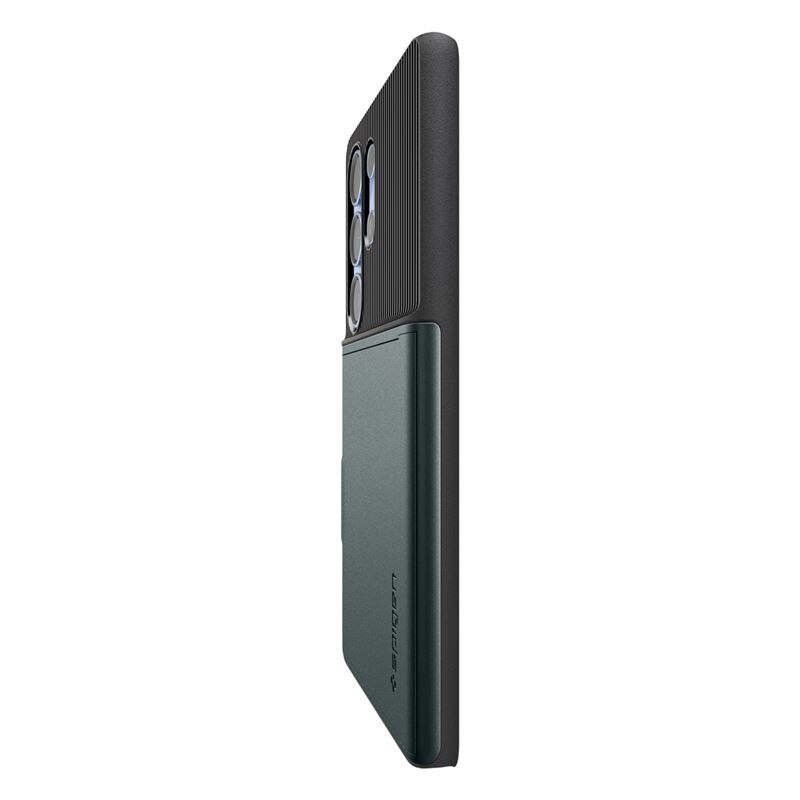 Carcasa Spigen Slim Armor CS compatibila cu Samsung Galaxy S25 Ultra Green