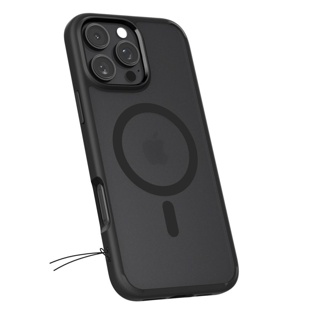 Husa Protectie pentru iPhone 16 Pro Max, AIR Protect, V58, Silicon Flex, Frost Deep Dark