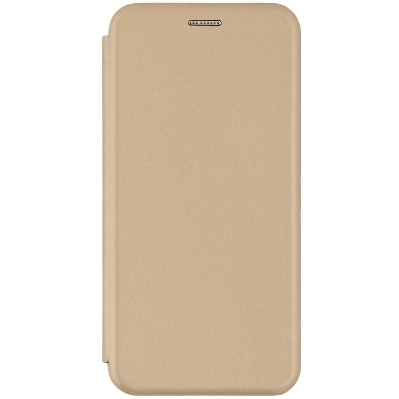 Husa de protectie compatibila cu Samsung Galaxy A12 Magnet Book Case Auriu