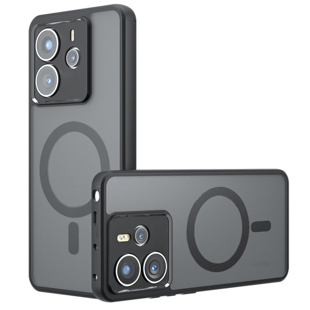 Carcasa de protectie pentru Xiaomi Redmi Note 14 5G, negru frost